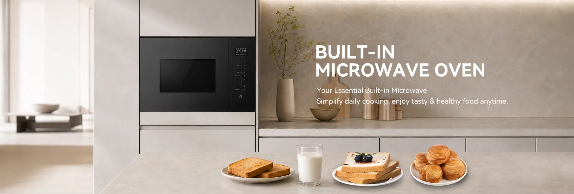 built-in microwave oven